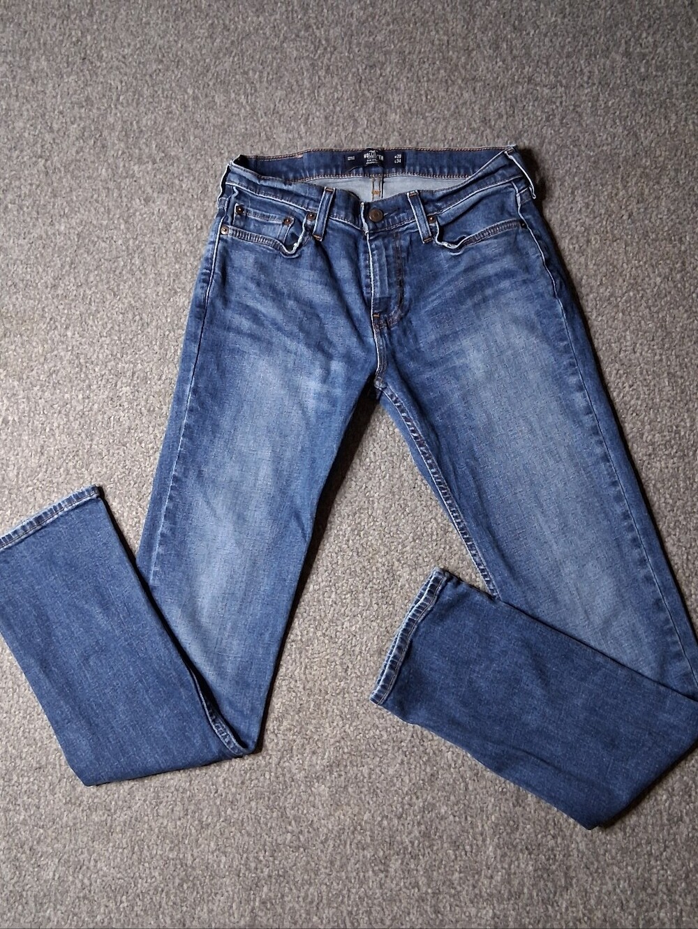 Hollister Epic Flex Slim Straight Jeans Mens 29x34 Blue 331D2426